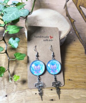 Lotus bleu/rose