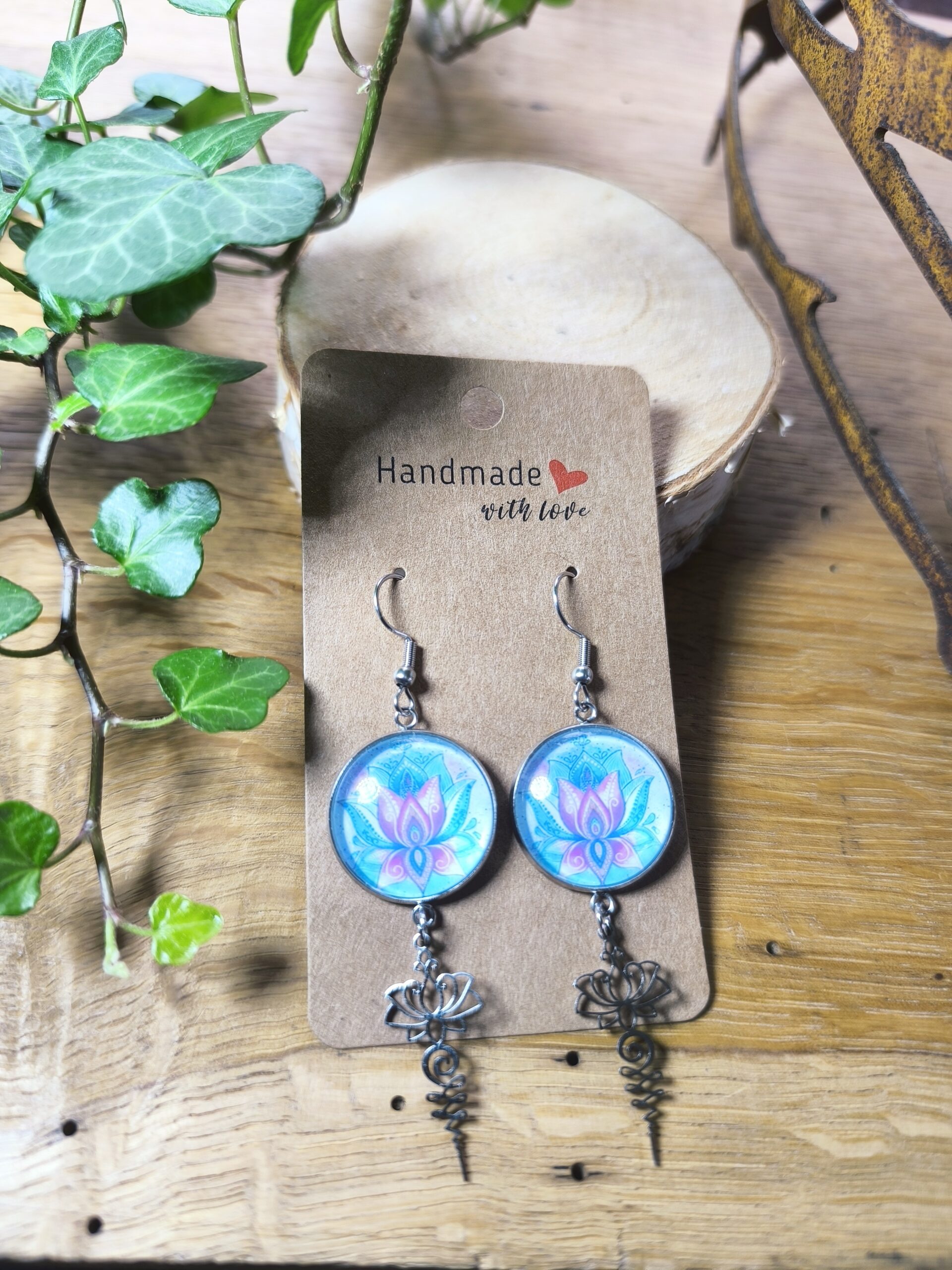 Lotus bleu/rose