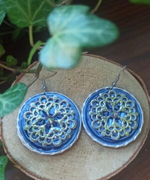 Nespresso mandala bleu